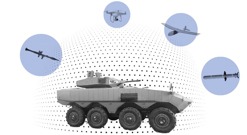 military radar system tank